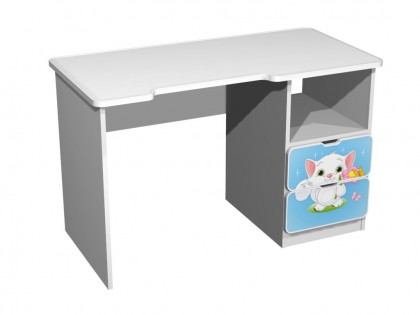 Kirjutuslaud Blue Kitty, SOODUSPAKKUMISED, Lastelauad, toolid, Arvuti-ja kirjutuslauad, Kirjutuslauad